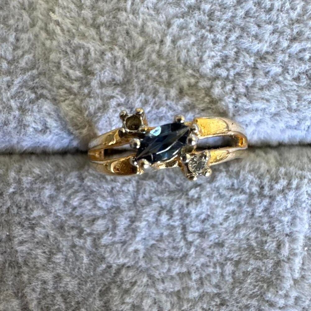 Marquise Women's Gold and Navy Jewellery